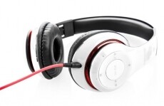 Gogen HBTM41WR Bluetooth mikrofonos fejhallgató - fehér Audio-Video / Hifi / Multimédia - Fül és Fejhallgatók - Fejhallgató mikrofonnal / headset - 325517