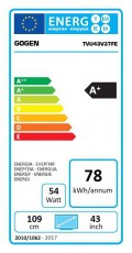 Gogen TVU 43V37 FE Ultra HD Smart LED televízió ajándék Bluetooth fejhallgató Televíziók - LED televízió - UHD 4K felbontású - 339316