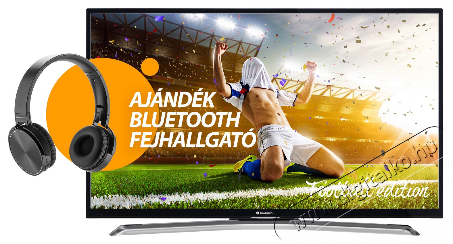 Gogen TVU 50V47 FE Ultra HD Smart LED televízió ajándék Bluetooth fejhallgató Televíziók - LED televízió - UHD 4K felbontású - 338520