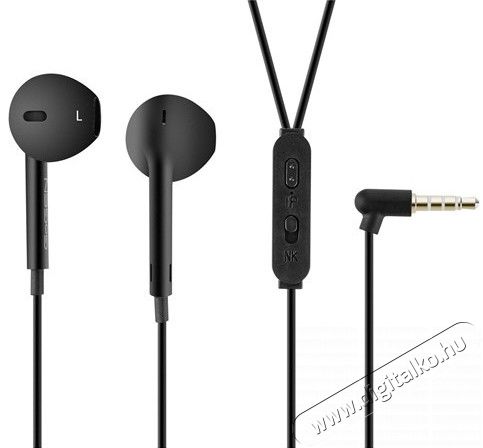 Gogen GOGECM01B fekete mikrofonos fülhallgató Audio-Video / Hifi / Multimédia - Fül és Fejhallgatók - Fülhallgató mikrofonnal / headset - 320137