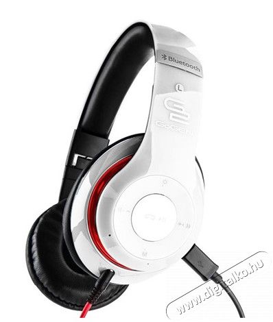 Gogen HBTM41WR Bluetooth mikrofonos fejhallgató - fehér Audio-Video / Hifi / Multimédia - Fül és Fejhallgatók - Fejhallgató mikrofonnal / headset