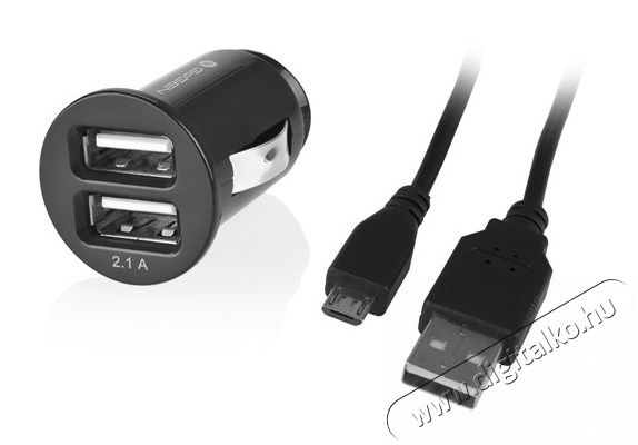 Gogen CH22C autós kettős USB töltő Autóhifi / Autó felszerelés - Autós töltő / szivargyújtó adapter - 296671