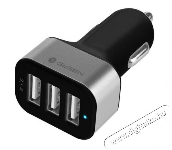 Gogen CH31 autós hármas USB töltő Autóhifi / Autó felszerelés - Autós töltő / szivargyújtó adapter - 296672