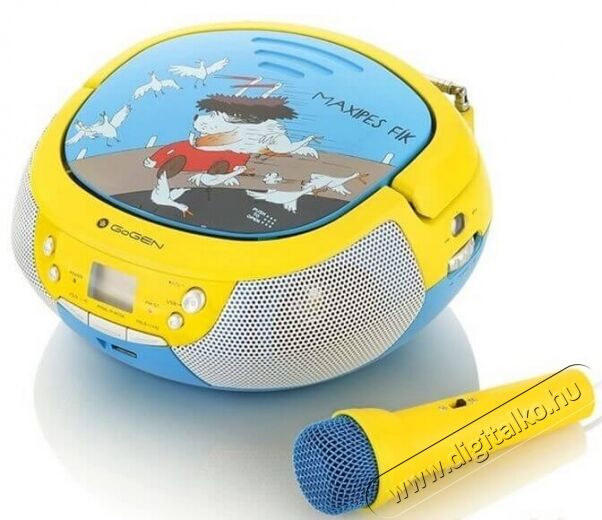 Gogen BoomBox - kék-sárga (GOGMAXIPREHRAVACB) Háztartás / Otthon / Kültér - Játék / Sport - Karaoke játék - 332522