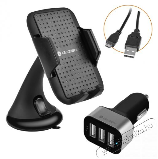 Gogen GSMCARKIT01 autós tartó szett Autóhifi / Autó felszerelés - Autós tartó - 339314