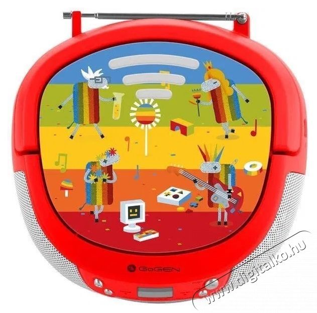 Gogen CD lej&aacute;tsz&oacute; gyerekeknek, piros H&aacute;ztart&aacute;s / Otthon / K&uuml;lt&eacute;r - J&aacute;t&eacute;k / Sport - Kreat&iacute;v / k&eacute;szs&eacute;gfejlesztő j&aacute;t&eacute;k - 531803