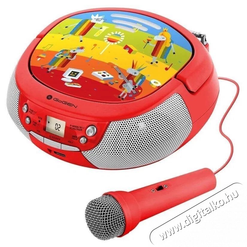 Gogen CD lej&aacute;tsz&oacute; gyerekeknek, piros H&aacute;ztart&aacute;s / Otthon / K&uuml;lt&eacute;r - J&aacute;t&eacute;k / Sport - Kreat&iacute;v / k&eacute;szs&eacute;gfejlesztő j&aacute;t&eacute;k - 531803