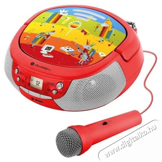 Gogen CD lej&aacute;tsz&oacute; gyerekeknek, piros H&aacute;ztart&aacute;s / Otthon / K&uuml;lt&eacute;r - J&aacute;t&eacute;k / Sport - Kreat&iacute;v / k&eacute;szs&eacute;gfejlesztő j&aacute;t&eacute;k - 531803