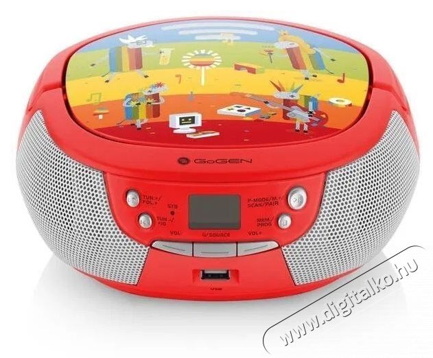 Gogen CD lej&aacute;tsz&oacute; gyerekeknek, piros H&aacute;ztart&aacute;s / Otthon / K&uuml;lt&eacute;r - J&aacute;t&eacute;k / Sport - Kreat&iacute;v / k&eacute;szs&eacute;gfejlesztő j&aacute;t&eacute;k - 531803