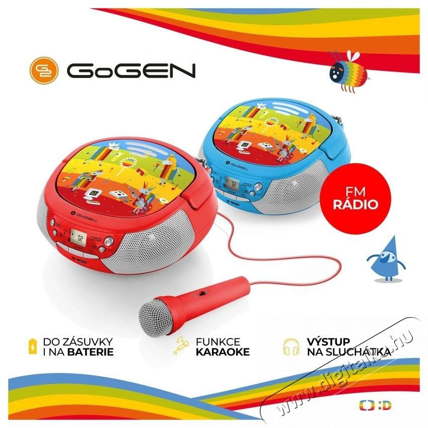 Gogen gyerek CD lej&aacute;tsz&oacute;, k&eacute;k H&aacute;ztart&aacute;s / Otthon / K&uuml;lt&eacute;r - J&aacute;t&eacute;k / Sport - Kreat&iacute;v / k&eacute;szs&eacute;gfejlesztő j&aacute;t&eacute;k - 531801