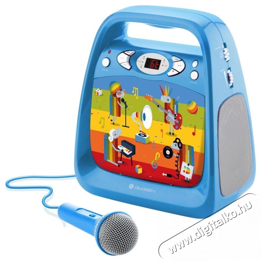 Gogen Karaoke B, gyerekeknek, k&eacute;k CD lej&aacute;tsz&oacute; H&aacute;ztart&aacute;s / Otthon / K&uuml;lt&eacute;r - J&aacute;t&eacute;k / Sport - Kreat&iacute;v / k&eacute;szs&eacute;gfejlesztő j&aacute;t&eacute;k - 531804