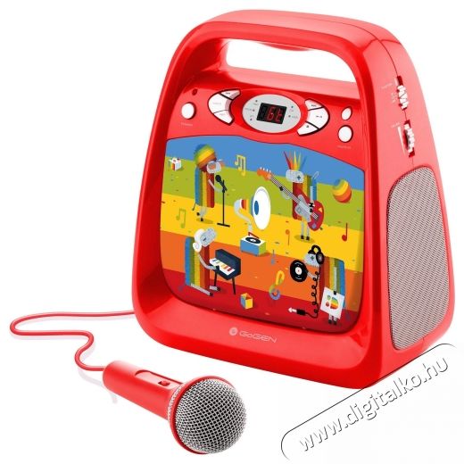 Gogen Karaoke R, gyermek, piros CD lej&aacute;tsz&oacute; H&aacute;ztart&aacute;s / Otthon / K&uuml;lt&eacute;r - J&aacute;t&eacute;k / Sport - Kreat&iacute;v / k&eacute;szs&eacute;gfejlesztő j&aacute;t&eacute;k - 531805