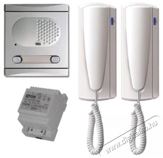Golmar 4220/AL társasházi kaputelefon komplett szett (D_101586) Háztartás / Otthon / Kültér - Lakásfelszerelés - Csengő - 334992