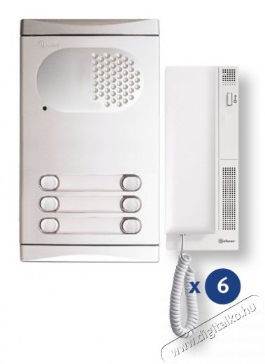 Golmar 4260/AL társasházi kaputelefon komplett szett (D_101588) Háztartás / Otthon / Kültér - Lakásfelszerelés - Csengő - 334993