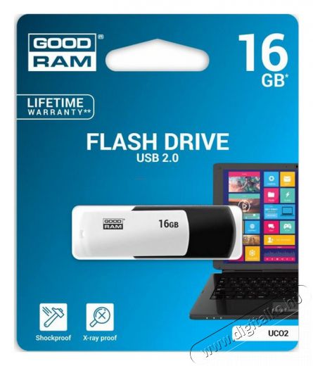 Goodram 16GB USB2.0 UCO2 Fekete-fehér (UCO2-0160KWR11) pendrive - fekete/fehér Egyéb - Nem forgalmazzuk ! - 337135