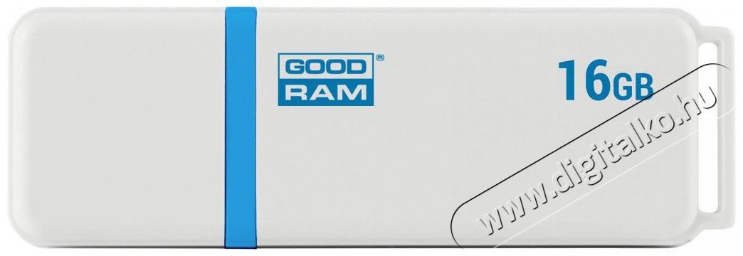 Goodram 16GB USB2.0 UMO2 (UMO2-0160WER11) pendrive - grafit fehér Memória kártya / Pendrive - Pendrive - 337139