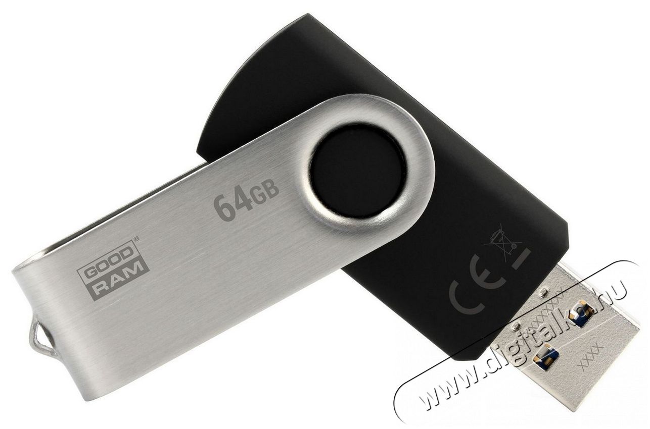 Goodram 64GB USB3.0 UTS3 (UTS3-0640K0R11) Pendrive - fekete/ezüst Egyéb - Nem forgalmazzuk ! - 337218
