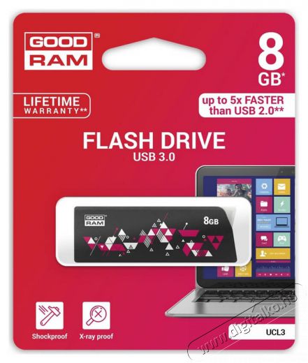 Goodram 8GB USB3.0 UCL3 (UCL3-0080K0R11) pendrive - fekete Egyéb - Nem forgalmazzuk ! - 337240