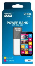 Goodram PB04 Powerbank 2000mAh (PB04-020GRE00R) - grafit Mobil / Kommunikáció / Smart - Powerbank / Külső akkumulátor és töltő - 337256