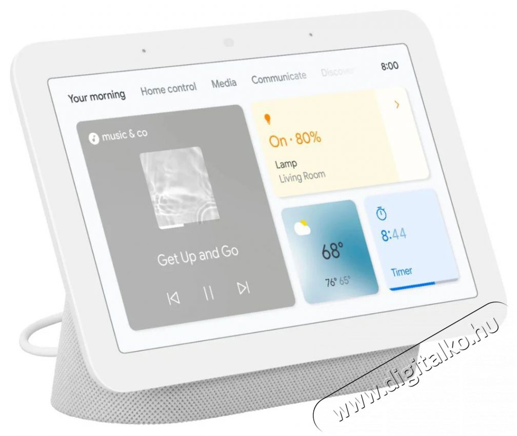 Google NEST HUB 2 FEH&Eacute;R (GA01331) H&aacute;ztart&aacute;s / Otthon / K&uuml;lt&eacute;r - Okos otthon - Kieg&eacute;sz&iacute;tő - 474931