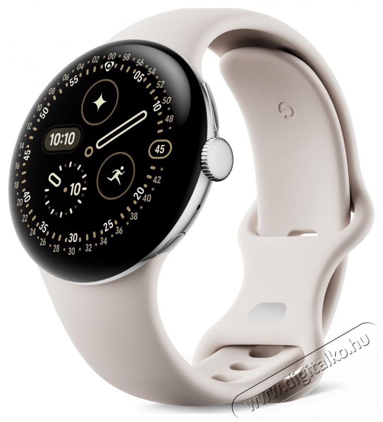Google Pixel Watch 4 okos&oacute;ra, 41 mm, Porcel&aacute;n/Ez&uuml;st Mobil / Kommunik&aacute;ci&oacute; / Smart - Okos eszk&ouml;z - Okos&oacute;ra - 536616
