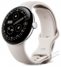 Google Pixel Watch 4 okos&oacute;ra, 41 mm, Porcel&aacute;n/Ez&uuml;st Mobil / Kommunik&aacute;ci&oacute; / Smart - Okos eszk&ouml;z - Okos&oacute;ra - 536616