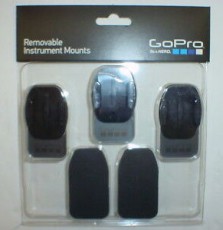 GoPro Removable Instrument Mount (AMRAD-001) Könnyen eltávolítható öntapadós tartók Fényképezőgép / kamera - Sport kamera tartozékok - Rögzítő / adapter - 280317