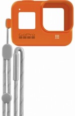 GoPro Sleeve + Lanyard (HERO8 Black) Szilikon tok - narancssárga Fényképezőgép / kamera - Sport kamera tartozékok - Tok - 353610