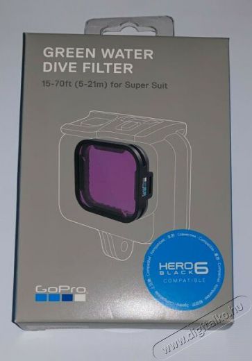 GoPro Green Water Dive szűrő (AAHDM-001) Fényképezőgép / kamera - Sport kamera tartozékok - Szűrő - 308937