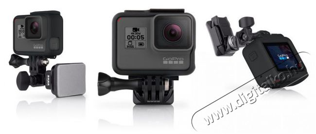 GoPro Helmet Front + Side Mount rögzítő (AHFSM-001) Fényképezőgép / kamera - Sport kamera tartozékok - Rögzítő / adapter - 308921