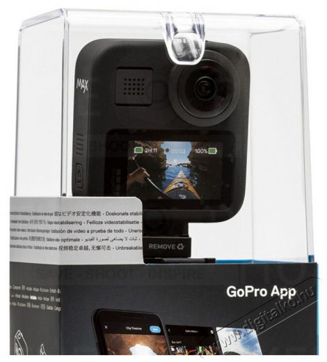 GoPro MAX Sportkamera (CHDHZ-201-RW) Fényképezőgép / kamera - Sport kamera - 4K felbontású - 355265