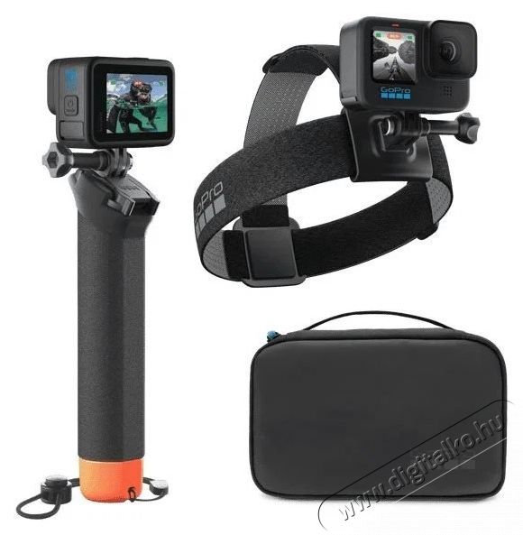 GoPro Adventure Kit (+Strappy) AKTES-003 - Csomagol&aacute;ss&eacute;r&uuml;lt Fot&oacute;-Vide&oacute; kieg&eacute;sz&iacute;tők - &Aacute;llv&aacute;ny - Kamera stabiliz&aacute;tor - 537589