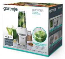 Gorenje BN1000W Nutri Power Turmixgép - fehér Konyhai termékek - Konyhai kisgép (előkészítés / feldolgozás) - Turmixgép - 353192