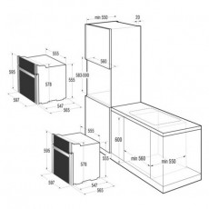 Gorenje BO635E30X elektromos sütő Konyhai termékek - Sütő-főzőlap, tűzhely (beépíthető) - Sütő (beépíthető) - 300383