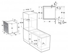 Gorenje BO637E24B  elektromos sütő Konyhai termékek - Sütő-főzőlap, tűzhely (beépíthető) - Sütő (beépíthető) - 283832