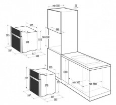 Gorenje BO71SY2W elektromos sütő Konyhai termékek - Sütő-főzőlap, tűzhely (beépíthető) - Sütő (beépíthető) - 283843