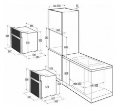 Gorenje BO87ORAW elektromos sütő Konyhai termékek - Sütő-főzőlap, tűzhely (beépíthető) - Sütő (beépíthető) - 288985