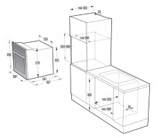 Gorenje BOP637E20XG  elektromos sütő Konyhai termékek - Sütő-főzőlap, tűzhely (beépíthető) - Sütő (beépíthető) - 283830