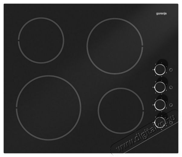 Gorenje EC610SC elektromos főzőlap Konyhai termékek - Sütő-főzőlap, tűzhely (beépíthető) - Elektromos főzőlap (beépíthető) - 283864