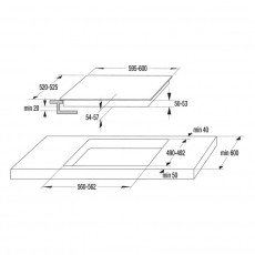 Gorenje ECT644BSC Konyhai termékek - Sütő-főzőlap, tűzhely (beépíthető) - Elektromos főzőlap (beépíthető) - 350183