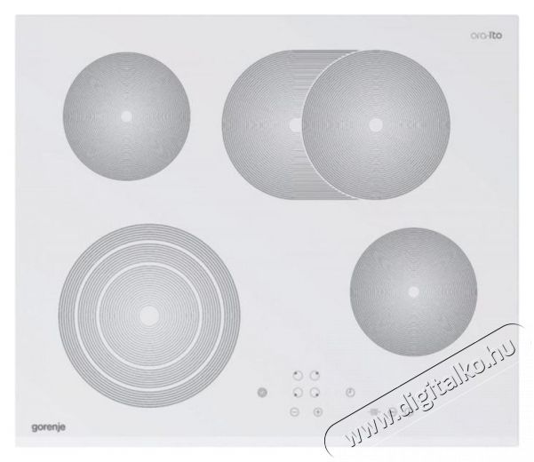 Gorenje ECT680ORAW elektromos főzőlap Konyhai termékek - Sütő-főzőlap, tűzhely (beépíthető) - Elektromos főzőlap (beépíthető) - 283874