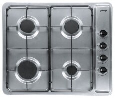 Gorenje G64X gázfőzőlap Konyhai termékek - Sütő-főzőlap, tűzhely (beépíthető) - Gázfőzőlap (beépíthető) - 283859