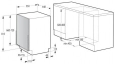 Gorenje GV561D10 mosogatógép Konyhai termékek - Mosogatógép - Keskeny (45cm-ig) beépíthető mosogatógép - 364190