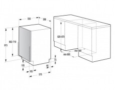 Gorenje GV61215 mosogatógép Konyhai termékek - Mosogatógép - Normál (60cm) beépíthető mosogatógép - 300389