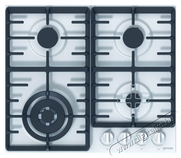 Gorenje GW641W gázfőzőlap Konyhai termékek - Sütő-főzőlap, tűzhely (beépíthető) - Gázfőzőlap (beépíthető) - 339335