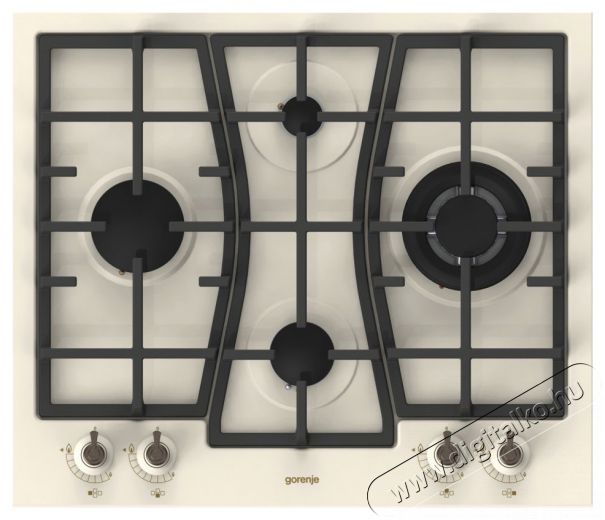Gorenje GW65CLI gázfőzőlap Konyhai termékek - Sütő-főzőlap, tűzhely (beépíthető) - Gázfőzőlap (beépíthető) - 283870