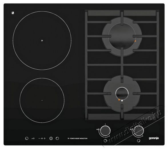 Gorenje ITG623USC kombinált főzőlap Konyhai termékek - Sütő-főzőlap, tűzhely (beépíthető) - Indukciós főzőlap (beépíthető) - 283898