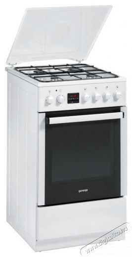 Gorenje K57325AW kombinált tűzhely Konyhai termékek - Sütő-főzőlap, tűzhely (szabadonálló) - Kombinált tűzhely (szabadonálló) - 283636