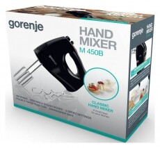Gorenje M450B kézi mixer Konyhai termékek - Konyhai kisgép (előkészítés / feldolgozás) - Kézi mixer - 334184