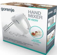 Gorenje M450W kézi mixer Konyhai termékek - Konyhai kisgép (előkészítés / feldolgozás) - Kézi mixer - 334185